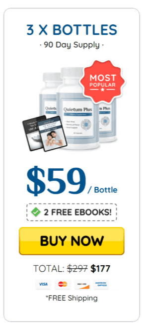 Quietum Plus Three bottle